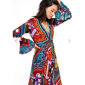 EUC Free People Over The Rainbow Maxi. Size M.